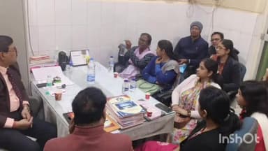 मुंगेर: एन्क्वास को लेकर अस्पताल उपाधीक्षक ने डॉक्टरों के साथ बैठक की, आवश्यक दिशा-निर्देश दिए