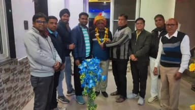 किशनगंज: किशनगंज में शारीरिक शिक्षा संघ के ब्लॉक अध्यक्ष का स्वागत किया गया, दी गई शुभकामनाएँ