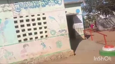 బొంరాస్ పేట: మదనపల్లి తండాలోని ప్రభుత్వ పాఠశాలలో టాయిలెట్స్ లేక ఇబ్బందులు ఎదుర్కొంటున్న విద్యార్థులు