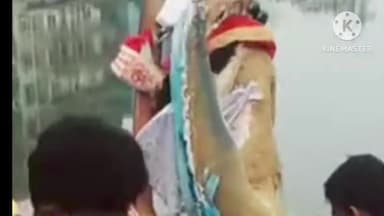 लापुंग: लापुंग में सरस्वती माता की मूर्ति का विसर्जन किया गया