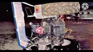 अनगड़ा: लुपुंग चरखा पखना के पास एसयूवी की टक्कर से ट्रैक्टर पलटा, तीन लोग घायल