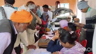 बाड़ी: धनोरा में फार्मर रजिस्ट्री कैंप में किसानों ने किया रजिस्ट्रेशन