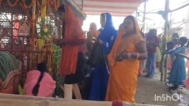 चौथम: कैथी में महा रुद्र यज्ञ के दौरान उमड़ी श्रद्धालुओं की भीड़