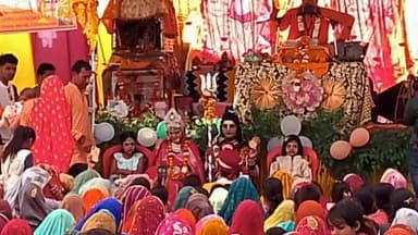 कनवास: झालरी गांव में भूत पिशाचों की सेना के साथ निकाली गई शिव बारात, जगह-जगह हुआ स्वागत