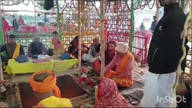 चौथम: कैथी में महा रुद्र यज्ञ के दौरान उमड़ी श्रद्धालुओं की भीड़