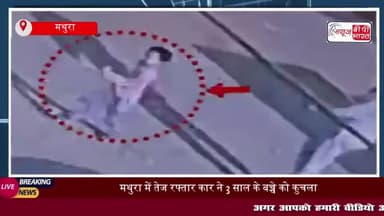 मथुरा में तेज रफ्तार कार ने 3 साल के बच्चे को कुचला, इलाज के दौरान मौत
#मथुरा #तेज #रफ्तार #कार #3 #साल #बच्चे