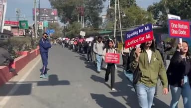 Youth came out in the field to make common people aware about UCC