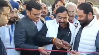 कांके: मोरहाबादी में मेगा ट्रेड फेयर का उद्घाटन उद्योग मंत्री संजय प्रसाद यादव ने किया