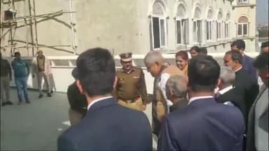 बड़गांव: उदयपुर पहुंचे उपराष्ट्रपति जगदीश धनखड़, पूर्व विधानसभा अध्यक्ष कैलाशचंद मेघवाल के घर जाकर जानी कुशलक्षेम