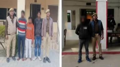 मुरादाबाद: पुलिस ने शांति भंग करने के मामले में चार लोगों के खिलाफ किया चालान