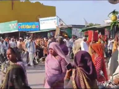 पलेरा: पलेरा में संत रविदास जयंती पर निकली भव्य शोभायात्रा