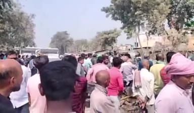 उजियारपुर: उजियारपुर थाना क्षेत्र में चांद चोर एनएच-28 पर बस की टक्कर से बाइक सवार की हुई मौत