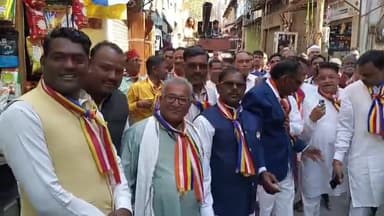 शाजापुर: शाजापुर में रविदास जयंती पर समाज जनों ने निकाला चल समारोह, भजन संध्या का आयोजन किया