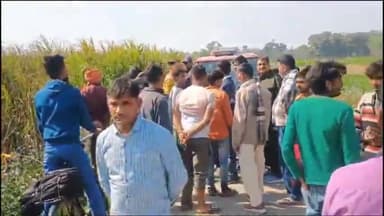 गोंडा: माधवनगर वार्ड में आग से दो किसानों का 7 बीघा गन्ना जल गया, कड़ी मशक्कत के बाद आग पर पाया गया काबू