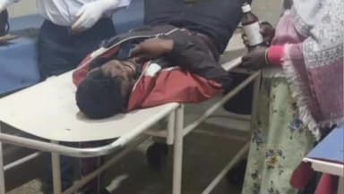 भरनो: डोम्बा के पास अज्ञात वाहन की चपेट में आने से बाइक सवार घायल, रिम्स रेफर