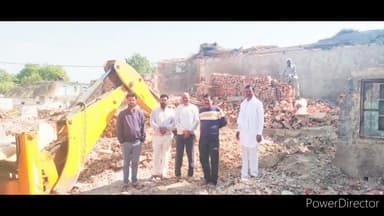 मेहगांव: मेहगांव नगर में 4.50 लाख रुपए की लागत से बनने वाली सीसी रोड का भूमि पूजन किया गया, नगर पालिका अध्यक्ष रहे मौजूद