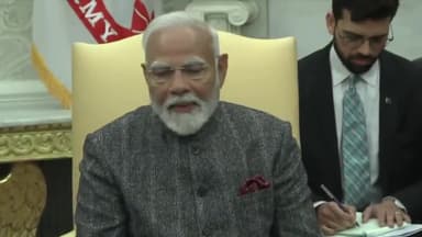 LIVE: PM Shri Narendra Modi's remarks during meeting with US President Donald Trump.