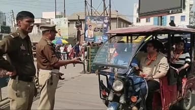 मथुरा: प्रयागराज से लौट रही भीड़ के चलते वृंदावन में श्रद्धालुओं का असर, पुलिस ने यातायात व्यवस्था के लिए चलाया अभियान