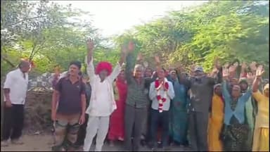 सुनेल: सुनेल में कांग्रेस के नवनियुक्त नगर अध्यक्ष का मजदूरों ने किया स्वागत