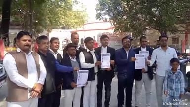 मिर्ज़ापुर: प्रतापगढ़ के महेशगंज थाने में 27 नामजद व 60 अज्ञात कार्यकर्ताओं पर मुकदमा दर्ज होने पर सवर्ण आर्मी ने किया प्रदर्शन