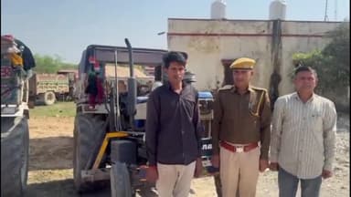 दूनी: सोप पुलिस ने अवैध खनन पर की बड़ी कार्रवाई, 5 ट्रैक्टर ट्राली अवैध बजरी से जप्त, 6 आरोपी गिरफ्तार