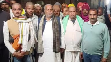 परवलपुर प्रखंड के पिलीच गांव में स्वर्गीय कांड पांडे जी को श्रद्धांजलि देने ग्रामीण विकास मंत्री पहुंचे