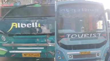 सागर नगर: महाकुंभ से लौट रही दो बसों के एक ही नंबर पर मोतीनगर पुलिस ने की कार्रवाई