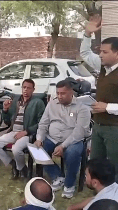 फरीदाबाद: हरियाणा राज्य विद्युत बोर्ड कर्मचारी संघ ने अपनी मांगों को लेकर सबडिवीजन पर की बैठक