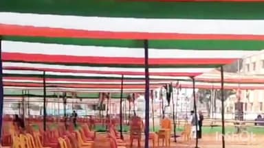 अरवल: अरवल गांधी मैदान में एनडीए कार्यकर्ता सम्मेलन की तैयारी पूरी