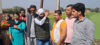 ईशन नदी और शहर में साफ - सफाई को लेकर शमशान घाट पुल पर प्रदर्शन #ईशन_बचाओ_अभियान