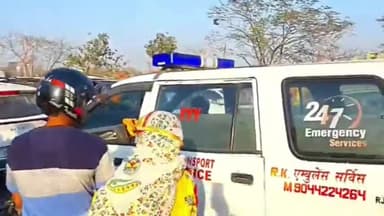 प्रयागराज: बांगड़ चौराहे के पास लगा भीषण जाम, एंबुलेंस जैसी जरूरी सेवाएं भी घंटों जाम में फंसी