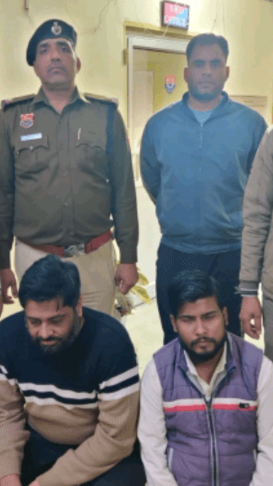 फरीदाबाद: पुलिस ने पॉलिसी रिनुअल के नाम पर ठगी करने वाले आरोपी और उसके साथी को किया गिरफ्तार
