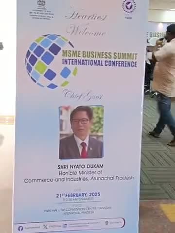 MSME BUSINESS SUMMIT INTERNATIONAL CONFERENCE 

PLS JOIN AND AVAIL BENEFITS 
VENUE DK CONVENTION HALL ITANAGAR