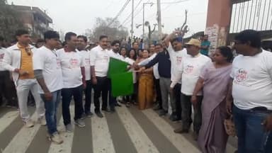 बिहार: श्रम कल्याण केंद्र के मैदान से रोटरी क्लब तथागत ने नशा मुक्ति युवा मैराथन दौड़ का किया आयोजन