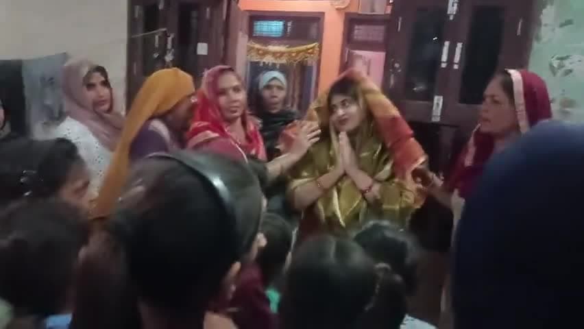 तावडू: तावडू के वार्ड नंबर 2 मे हुआ पायल सोनी का जोरदार स्वागत