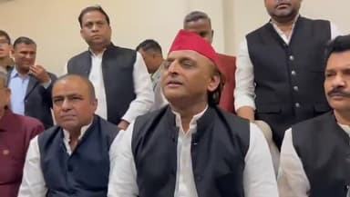 कानपुर: जाजमऊ में पत्रकार वार्ता के दौरान अखिलेश यादव ने भाजपा सरकार पर कसा तंज