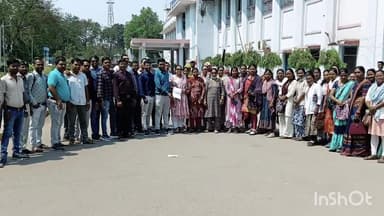 जगदलपुर: मानदेय आहरण की समस्या को लेकर राष्ट्रीय स्वास्थ्य मिशन के कर्मचारियों ने जिला कार्यालय में कलेक्टर को सौंपा ज्ञापन