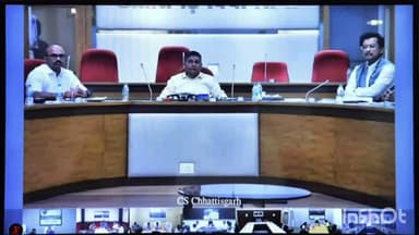 जगदलपुर: मुख्य सचिव अमिताभ जैन ने वीडियो कांफ्रेंसिंग के जरिए बस्तर के कमिश्नर-आईजी और कलेक्टर-एसपी की ली बैठक