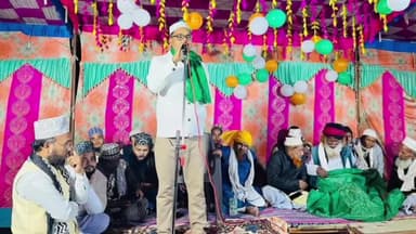 कोचाधामन: सातभिट्ठा में जलसा और कव्वाली का आयोजन, स्थानीय जनप्रतिनिधि और सैकड़ों अकीदतमंद शामिल हुए