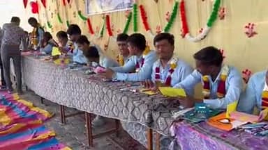 सुनेल: बोलिया बुजुर्ग के विद्यालय में आयोजित हुआ विदाई समारोह