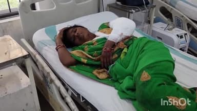 सासाराम: सासाराम में टेंपो पलटने से एक महिला हुई जख्मी