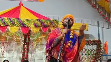 रुदौली: तालगांव में विराट कवि सम्मेलन में मुख्य अतिथि इंद्रेश कौशिक महाराज और विशिष्ट अतिथि संतोष मिश्रा पहुंचे