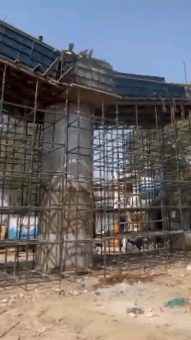 फरीदाबाद: बल्लभगढ़ में एलिवेटेड पुल निर्माण कार्य का पूर्व कैबिनेट मंत्री एवं विधायक ने किया निरीक्षण