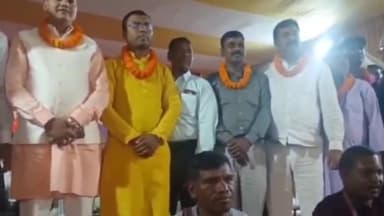 कांके: झारखंड पुलिस एसोसिएशन कार्यालय में सभी विजयी प्रत्याशियों को शपथ दिलाई गई