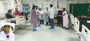 माननीय जिला विधिक सेवा प्राधिकरण द्वारा आज जे के लोन अस्पताल का औचक निरीक्षण किया गया