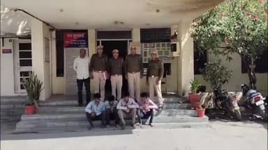 रामगंजमण्डी: रावतभाटा के घाटा की माताजी मंदिर में चोरी के 4 आरोपी झालावाड़ से गिरफ्तार, 2 बाइक, ताम्बा तार व केबल हुई बरामद