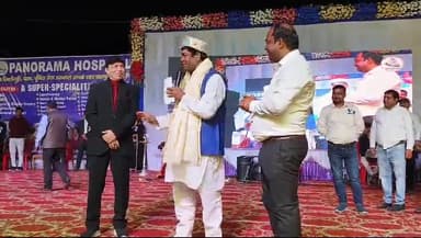 सन ऑफ़ मल्लाह श्री मुकेश साहनी जी सुपौल जिले के छातापुर में पैनोरमा पब्लिक स्कूल के पांचवा स्थापना दिवस पर