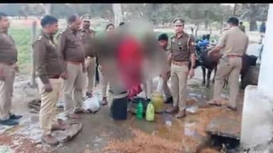 सिराथू: होली से पहले म्योहरा में शराब के खिलाफ अभियान चला, एक महिला को 32 लीटर शराब व 8 कुंटल लहन के साथ पकड़ा गया