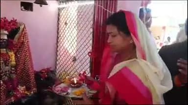 जयसिंहनगर: मां खांखडा देवी मंदिर निगाई में विधायक और सीईओ ने की पूजा अर्चना