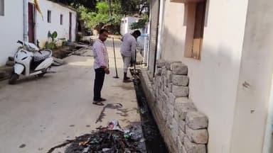 राजेंद्र नगर वार्ड एक और कदम स्वच्छता की ओर किशुन झा घर से शंकर यादव जी तक